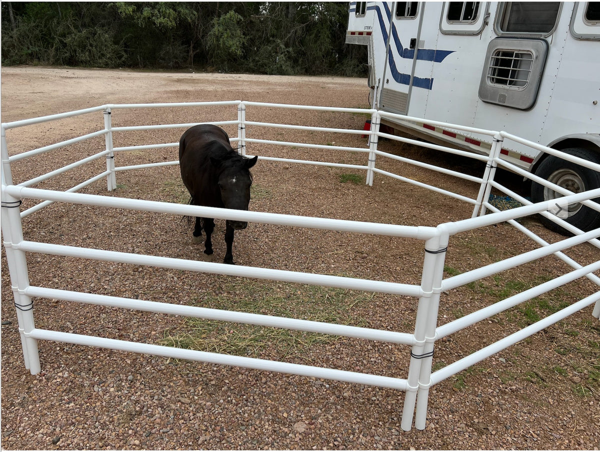 Goat Rails DIY Modular Kit: Mini/Goat Corral (6 Panels; 4 Rails) – Camp Corrals