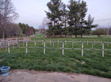 Ready Made Portable Electric Horse Corral Fencing: (Electric EconoLine 12 Panels; 2 Rails)